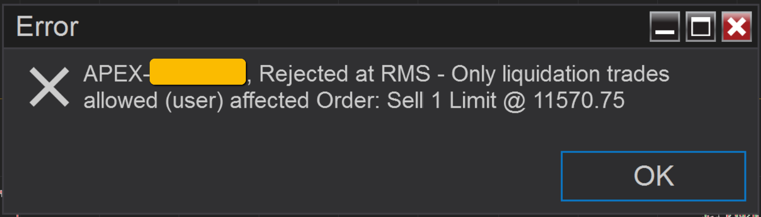 Error Messages and How To Fix Them – Apex Trader Funding